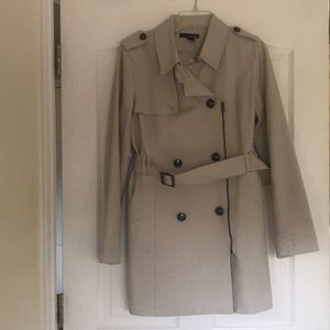 Khaki trench coat